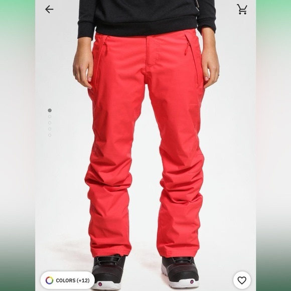 O'Neill Pants - O'Neill Women's Star Pant Snow Ski Pants in Poppy Red